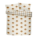 Fusion Highland Cow Duvet Cover Set in Ochre