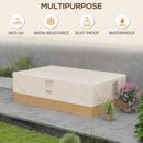 Outsunny Garden Furniture Covers Waterproof, 600D Oxford Fabric with Vents