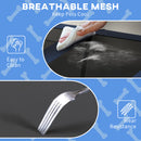 PawHut Cooling Raised Dog Bed w/ Breathable Mesh, for L Dogs - Dark Blue