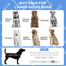 PawHut Cooling Raised Dog Bed w/ Breathable Mesh, for L Dogs - Dark Blue