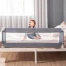 HOMCOM Children's Protective Bed-Side Guard - Grey