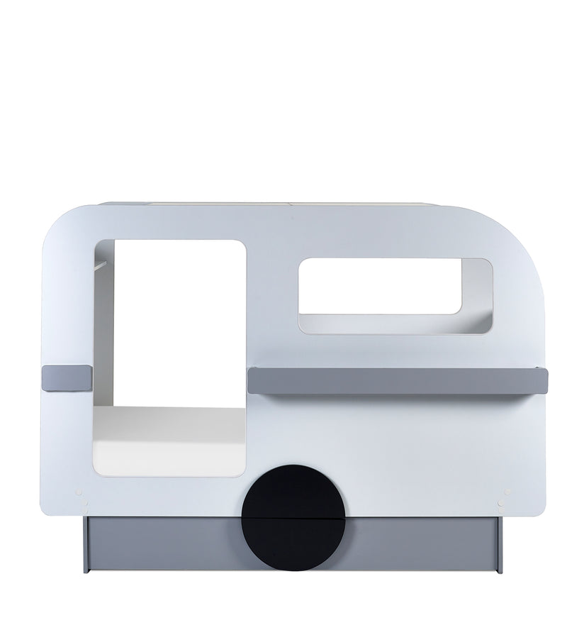 Tourer Caravan Bed - Vapor Grey And White