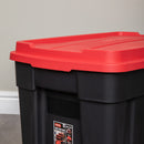 11L/37L/140L Black and Red Small Tuff Stackable Storage Box with Lid and Carry Handles