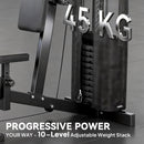 SPORTNOW Multi Gym With Adjustable Seat & Back, 45kg Weight Stack