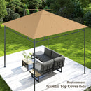 Outsunny 3 x 3 m Gazebo Canopy Replacement Cover, Gazebo Roof Replacement