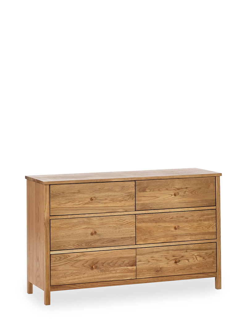 Coxmoor 6 Drawer Chest - Oak