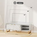 HOMCOM TV Unit, TV Stand Cabinet with Shelves and Storage Cupboard