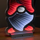 40cm Infinity Light up Christmas Gonk Decoration with Red & White LEDs on Metal Base