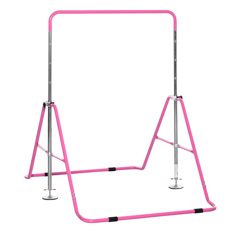 HOMCOM Kids Gymnastics Bar - Pink