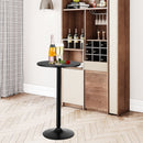 Modern Bar Table With Round Top For Living Room, Restaurant And Bistro