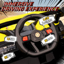 AIYAPLAY Kids Electric Car with Remote Control for Kids 3-5 Years, Yellow