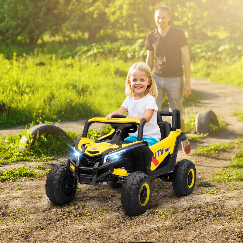 AIYAPLAY Kids Electric Car with Remote Control for Kids 3-5 Years, Yellow