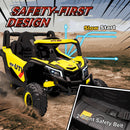 AIYAPLAY Kids Electric Car with Remote Control for Kids 3-5 Years, Yellow