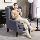 HOMCOM Accent Armchair Home Furniture Retro Tufted Club Fabric