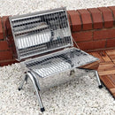 Portable Barrel Style Charcoal Camping Barbecue / BBQ