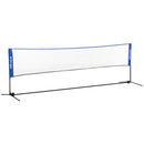 SPORTNOW 4m Badminton Net, Adjustable Sports Net for Tennis, Volleybal, Blue