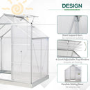 Outsunny Walk-In Greenhouse 6 x 4 ft