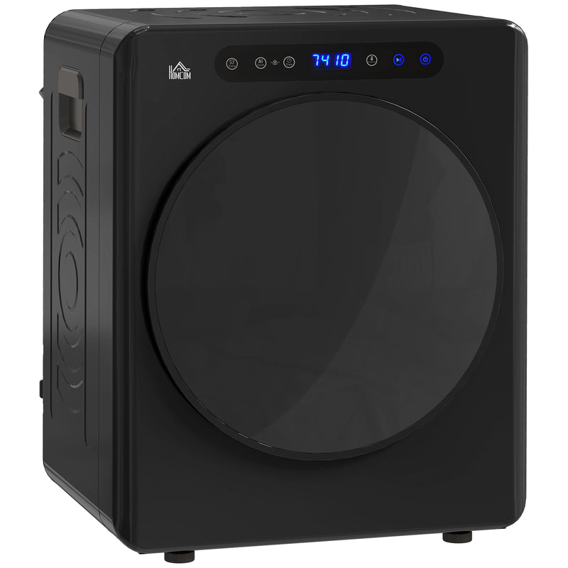 HOMCOM 4kg Portable Vented Tumble Dryer Machine with Timer, 6 Heat Settings