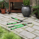 Outsunny 2 Pcs Garden Shears Set with Telescopic Extendable Handles