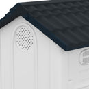 PawHut Dog Kennel for Outside, for XS and S Dogs, 80 x 69 x 76cm, Grey