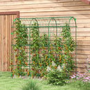 Outsunny 183 cm Tall Garden Trellis for Climbing Plants Outdoor