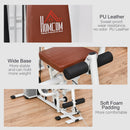 HOMCOM Multifunction Home Gym Weight Training Station Machine White
