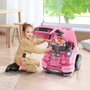 HOMCOM  Children's Truck Engine for Ages 3-5 Years - Pink