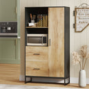 HOMCOM Storage Cabinet, Kitchen Pantry Cupboard With Drawers, Shelves