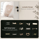 HOMCOM Door Hanging or Wall Mounted Jewellery Cabinet w/ Mirror Lining