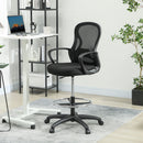 Vinsetto Mesh Office Chair With Lumbar Support, Adjustable Height, Black