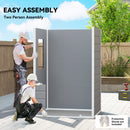 Outsunny 4 X 3 Ft Plastic Small Garden Shed With Lockable Door, Light Grey