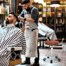 Vinsetto Round PU Leather Salon Beautician Stool Adjustable Height - Grey/Brown