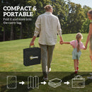 Outsunny 1.8 x 2.7m Reversible Outdoor RV Rug, Geometric, Blue and White