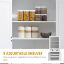 Storage Cabinet Cupboard Drawer Kitchen Pantry Home Organizer Furniture - White
