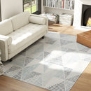 HOMCOM Non-Slip Large Rug for Living Room