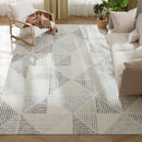 HOMCOM Non-Slip Large Rug for Living Room