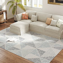 HOMCOM Non-Slip Large Rug for Living Room