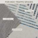 HOMCOM Non-Slip Large Rug for Living Room