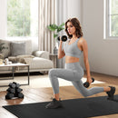 SPORTNOW Dumbbells Weights Set With 12-Sided Shape And Non-Slip Grip, 2 X 2kg