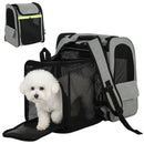 PawHut Dog Carrier Backpack Expandable for Small Puppy Cat for Travel Hiking