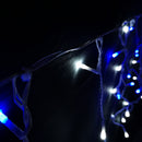 11.5m 460 LED Frosted IcicleBrights Christmas String Lights in Blue & White