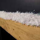 2m x 10cm Festive Tinsel Garland Christmas Tree Decoration Iridescent White