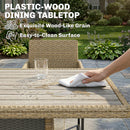 Outsunny Rattan Garden Furniture Set, Rattan Table And Chairs With Cushions