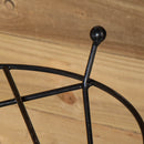 80cm X 45cm Large Cottage Heavy Duty Black Metal Herbaceous Garden Plant Support Grow Through