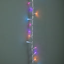 50m 2000 LED TreeBrights Christmas String Lights with Timer in Rainbow on Clear Cable
