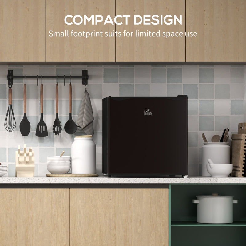 HOMCOM 35L Tabletop Freezer With Adjustable Temperature Wire Shelf