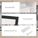 HOMCOM 35L Tabletop Freezer With Adjustable Temperature Wire Shelf