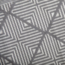 1.5m X 2.1m Alexandria Large Outdoor Alfresco Patio Rug Mat In Grey