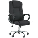 Vinsetto Office Chair for Desk, with Height Adjustable, Wheels, Black