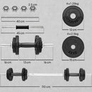 SPORTNOW 2-in-1 Adjustable Dumbbells Set, Weights Dumbbells Set
